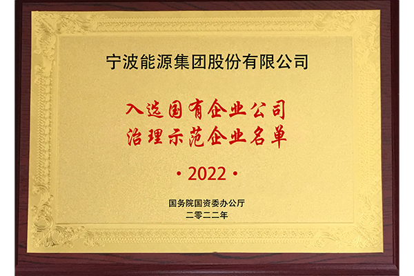 入選國有企業公司治理示范企業名單